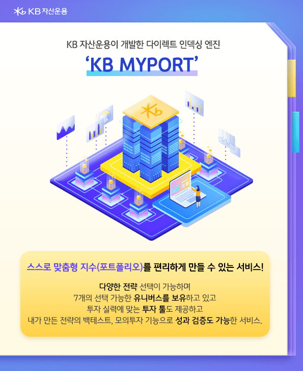 kb자산운용이 개발한 다이렉트 인덱싱 엔진 kb myport.
